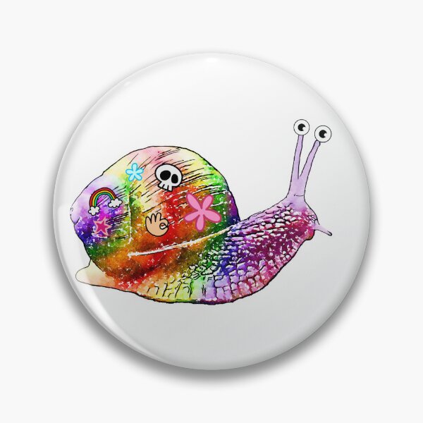 Item preview, Funky Colorful Rainbow Spectrum Cartoon Graffiti Snail Art 2 designed and sold by Cawaiico.