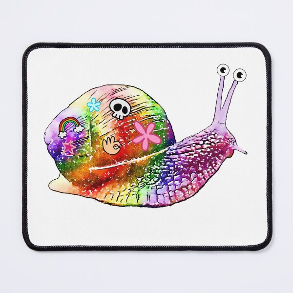 Item preview, Funky Colorful Rainbow Spectrum Cartoon Graffiti Snail Art 2 designed and sold by Cawaiico.
