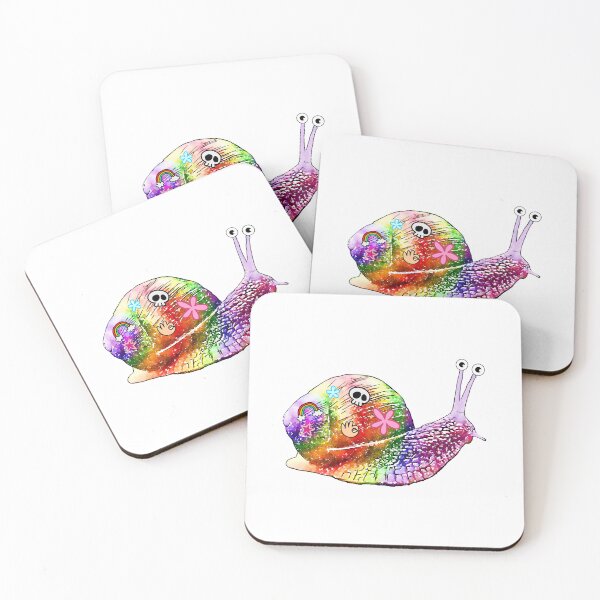 Item preview, Funky Colorful Rainbow Spectrum Cartoon Graffiti Snail Art 2 designed and sold by Cawaiico.