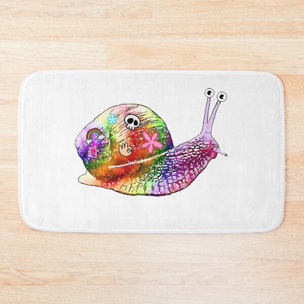 Item preview, Funky Colorful Rainbow Spectrum Cartoon Graffiti Snail Art 2 designed and sold by Cawaiico.
