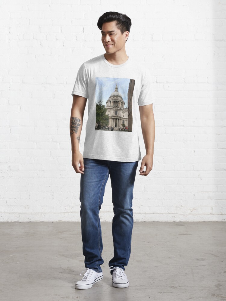 Alternate view of St Paul Cathedral London England Anglican Essential T-Shirt