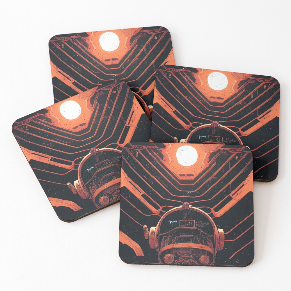 Item preview, Coasters (Set of 4) designed and sold by BasajaunStudio.