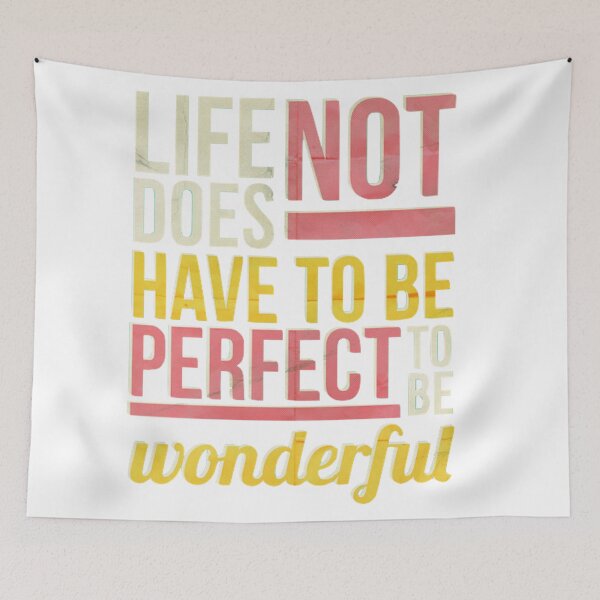 Item preview, Life does not have to be perfect designed and sold by BlackDiamond96.