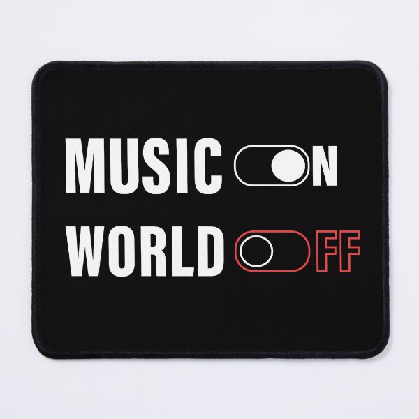 Item preview, Music on World Off, Music Lovers, Depression With Music, Introverted. designed and sold by Salmaniix.