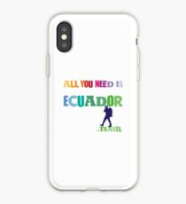 Ecuador travel, guide travelling, tour gift, holiday t shirts iPhone Case