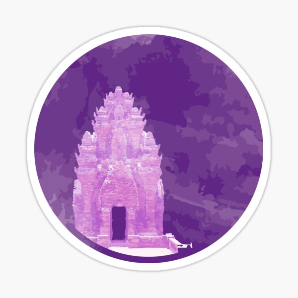 Vietnam Champa Tower Ninh Thuan Vestige Sticker
