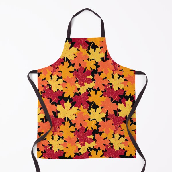 Item preview, Autumn Fall Maple Leaf Pattern Black designed and sold by Julie Erin Designs.