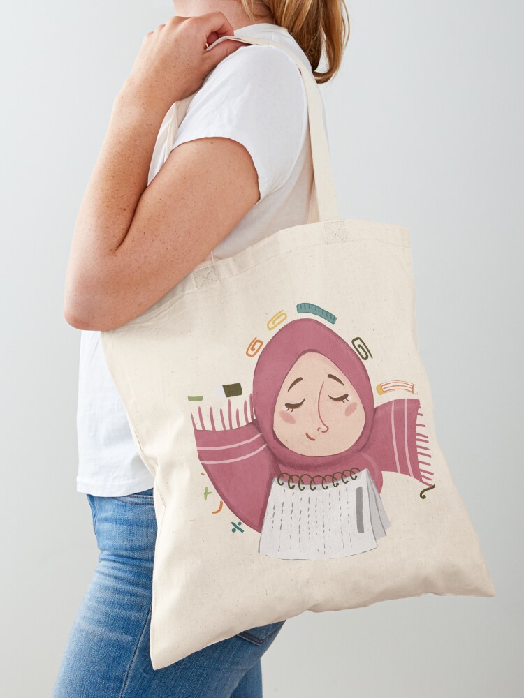 Hijab Face Muslim Shoulder Bag Women Casual Totes Large Capacity