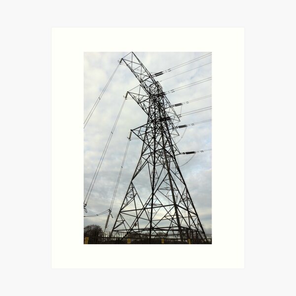 Item preview, Electricity pylon designed and sold by pinkal.