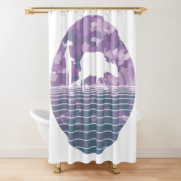 Farmer and Water Buffalo Vietnamese Village Shower Curtain