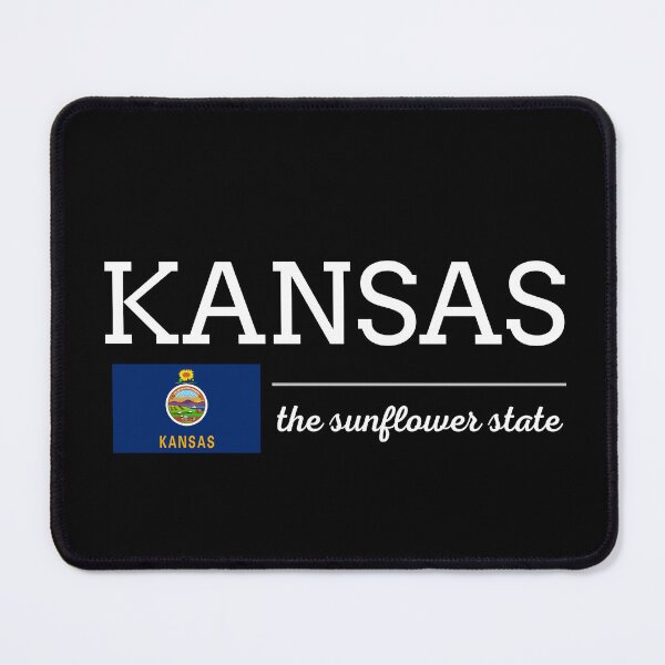 Item preview, KANSAS State with Flag designed and sold by philevera.