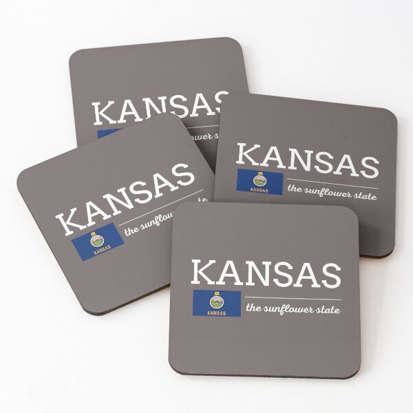 Item preview, KANSAS State with Flag designed and sold by philevera.