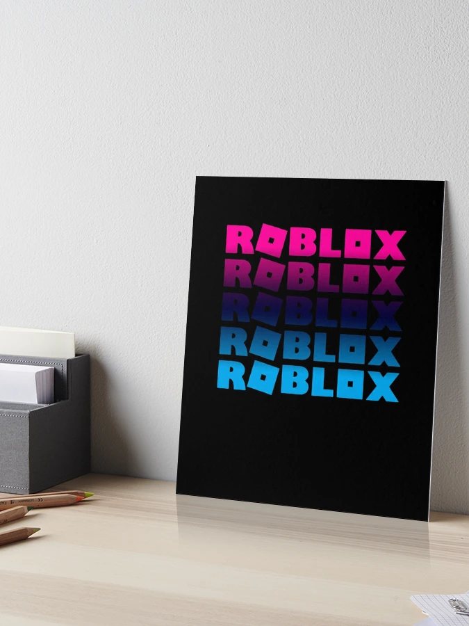 Neon Blue Roblox Logo