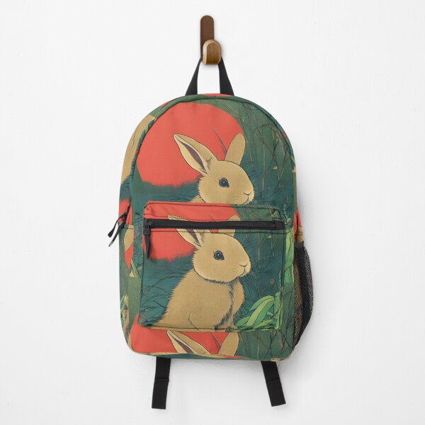 Item preview, Vintage American Mini Rex Bunny Loves Nature Habitat designed and sold by wigobun.