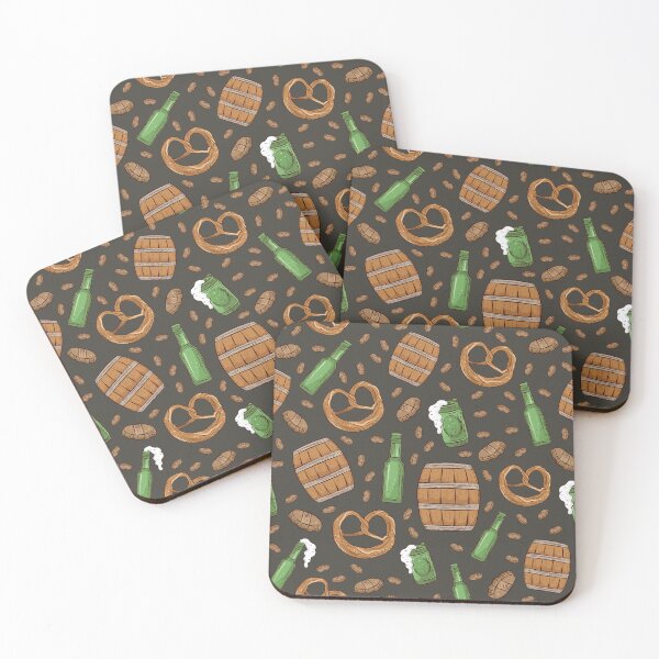 Item preview, Pretzels and Beer Oktoberfest Pattern (Dark Chocolate) designed and sold by Geo De la Cruz.