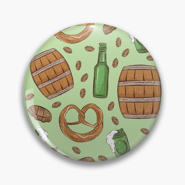 Item preview, Pretzels and Beer Oktoberfest Pattern (Key Lime) designed and sold by Geo De la Cruz.