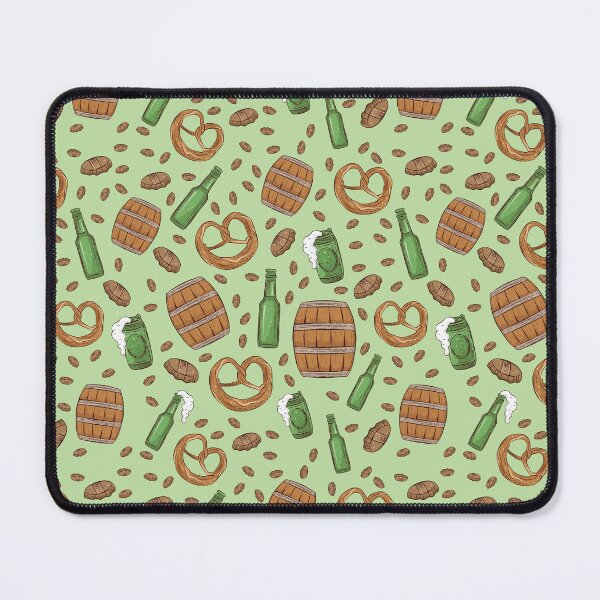 Item preview, Pretzels and Beer Oktoberfest Pattern (Key Lime) designed and sold by Geo De la Cruz.