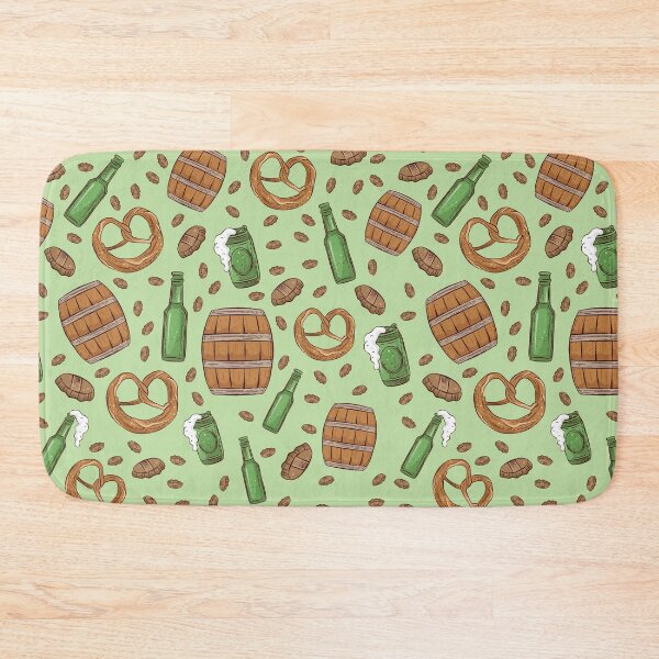 Item preview, Pretzels and Beer Oktoberfest Pattern (Key Lime) designed and sold by Geo De la Cruz.