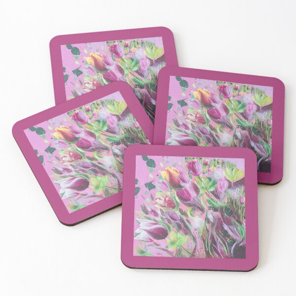 Item preview, Pink tulips designed and sold by victoriaashart.