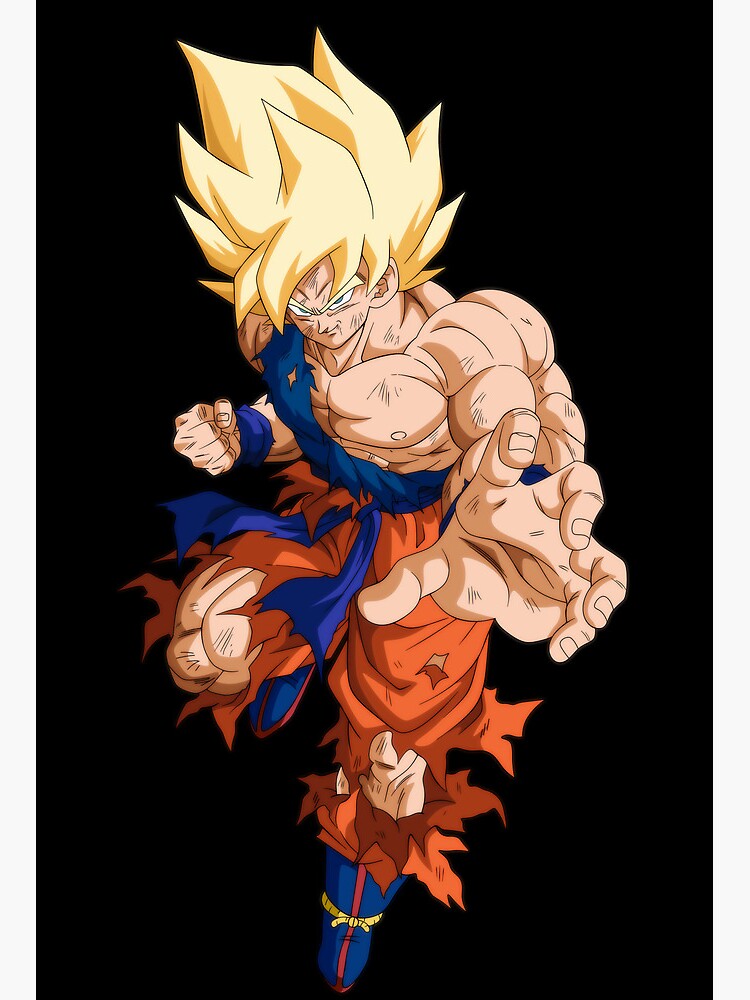 Goku SSJ 2 Sticker by Dankelys