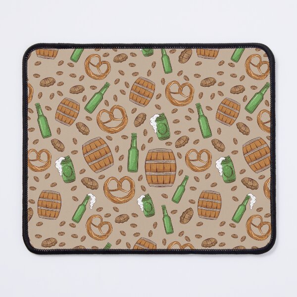 Item preview, Pretzels and Beer Oktoberfest Pattern (Khaki) designed and sold by Geo De la Cruz.