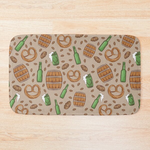 Item preview, Pretzels and Beer Oktoberfest Pattern (Khaki) designed and sold by Geo De la Cruz.