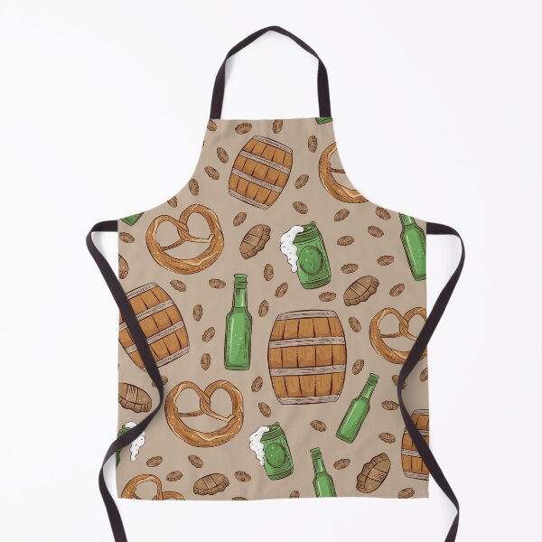 Item preview, Pretzels and Beer Oktoberfest Pattern (Khaki) designed and sold by Geo De la Cruz.