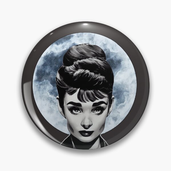 Item preview, The Moon & Audrey Hepburn designed and sold by NuminousYes.