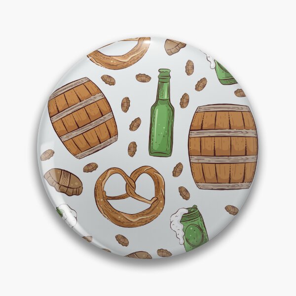 Item preview, Pretzels and Beer Oktoberfest Pattern (Bone) designed and sold by Geo De la Cruz.