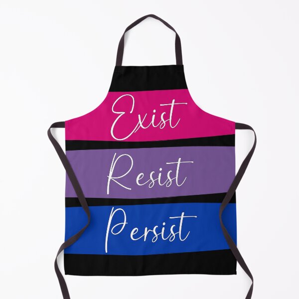 Item preview, Bi Pride Exist, Resist, Persist in Black designed and sold by AmandaRoseArts.