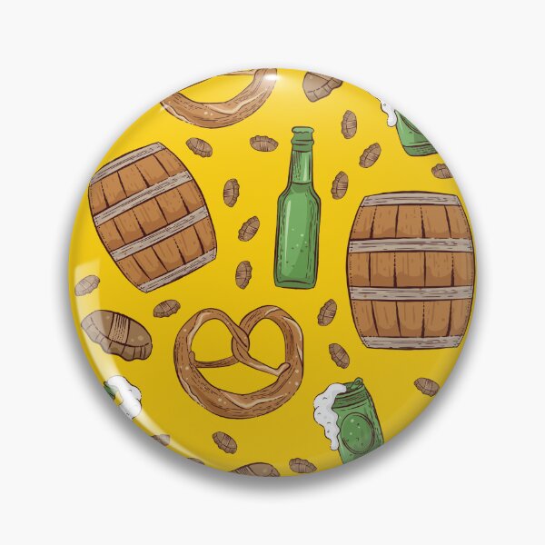 Item preview, Pretzels and Beer Oktoberfest Pattern (Yellow) designed and sold by Geo De la Cruz.