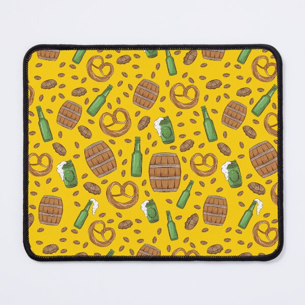 Item preview, Pretzels and Beer Oktoberfest Pattern (Yellow) designed and sold by Geo De la Cruz.