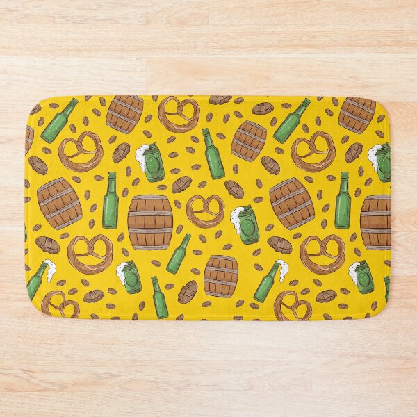 Item preview, Pretzels and Beer Oktoberfest Pattern (Yellow) designed and sold by Geo De la Cruz.