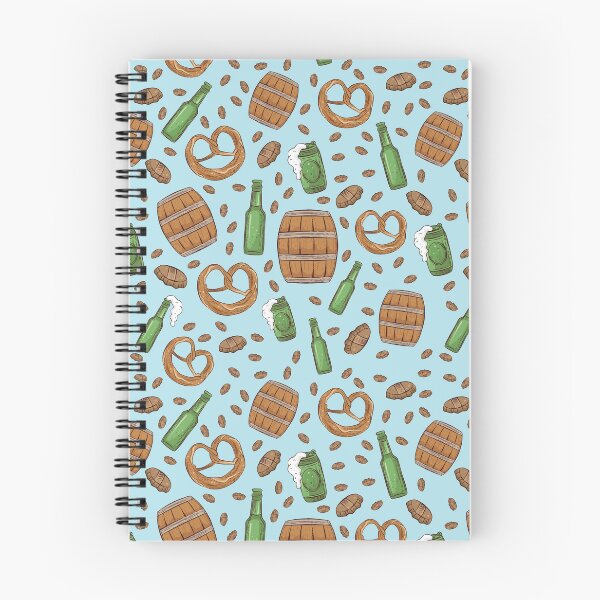 Item preview, Pretzels and Beer Oktoberfest Pattern (Sky Blue) designed and sold by Geo De la Cruz.