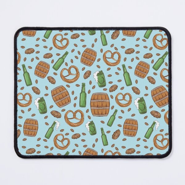 Item preview, Pretzels and Beer Oktoberfest Pattern (Sky Blue) designed and sold by Geo De la Cruz.
