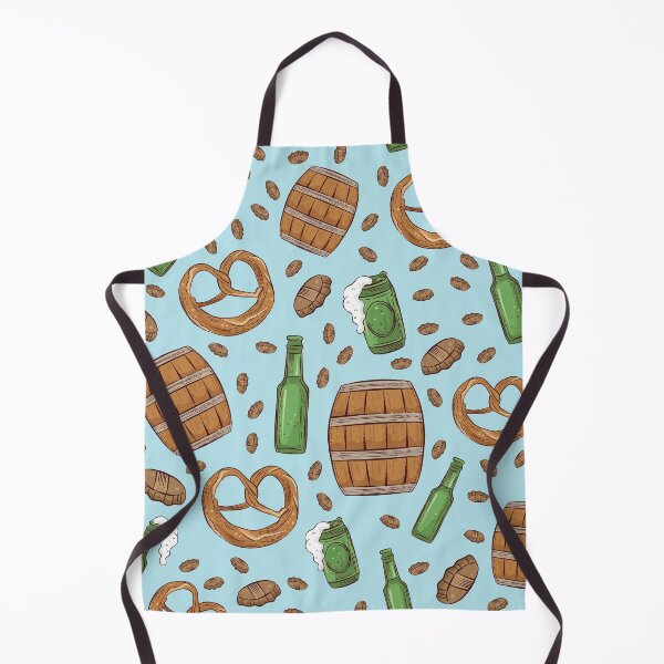 Item preview, Pretzels and Beer Oktoberfest Pattern (Sky Blue) designed and sold by Geo De la Cruz.