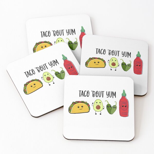 Item preview, Taco 'bout yum!!  Punny and cute designed and sold by hardscuffle.