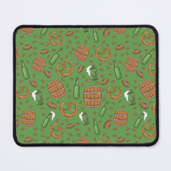 Item preview, Pretzels and Beer Oktoberfest Pattern (Spearmint) designed and sold by Geo De la Cruz.