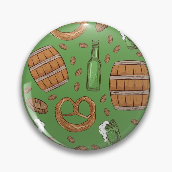 Item preview, Pretzels and Beer Oktoberfest Pattern (Spearmint) designed and sold by Geo De la Cruz.