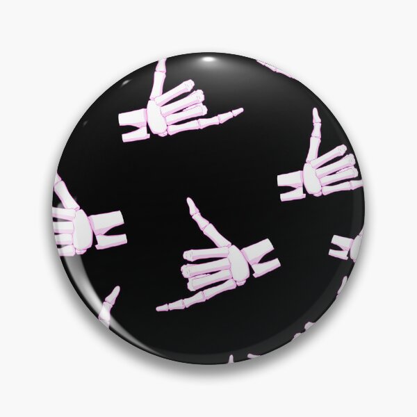 Item preview, Spooky Skeleton Hand Aesthetic Tiles Pink designed and sold by Vedeme.
