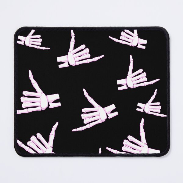 Item preview, Spooky Skeleton Hand Aesthetic Tiles Pink designed and sold by Vedeme.
