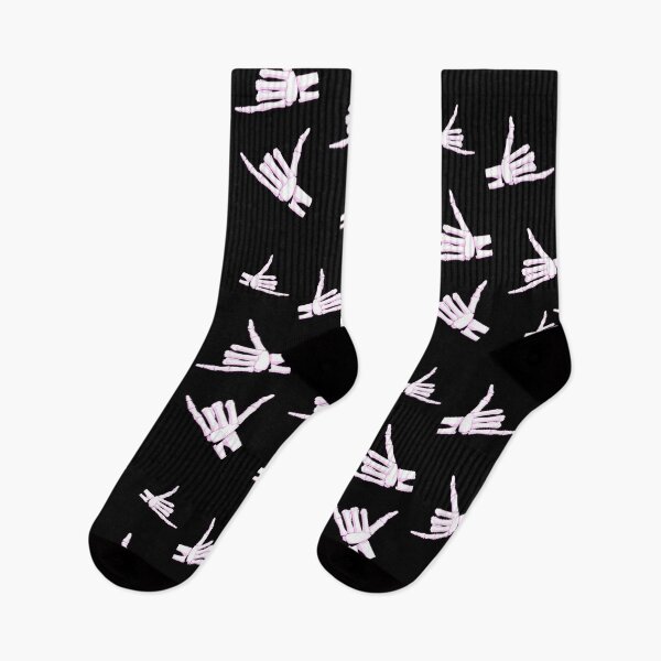 Item preview, Spooky Skeleton Hand Aesthetic Tiles Pink designed and sold by Vedeme.