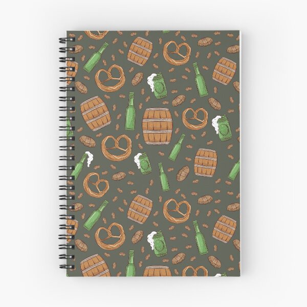 Item preview, Pretzels and Beer Oktoberfest Pattern (Forest Green) designed and sold by Geo De la Cruz.