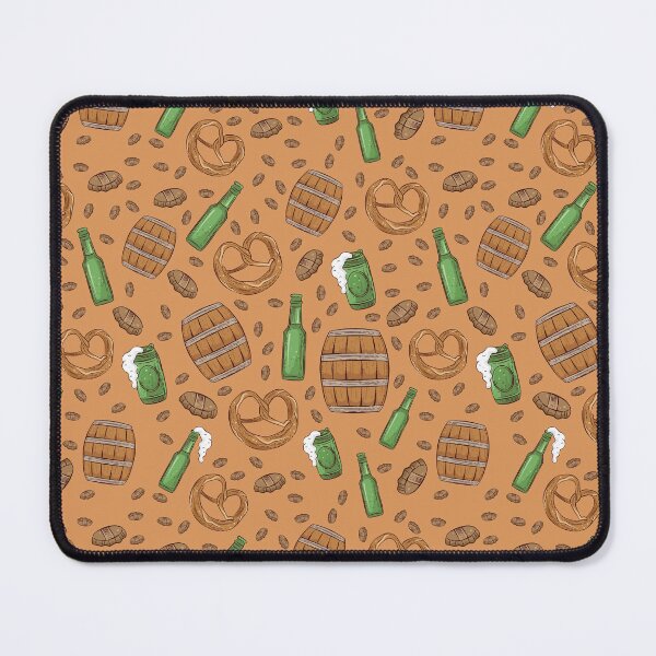 Item preview, Pretzels and Beer Oktoberfest Pattern (Tan) designed and sold by Geo De la Cruz.