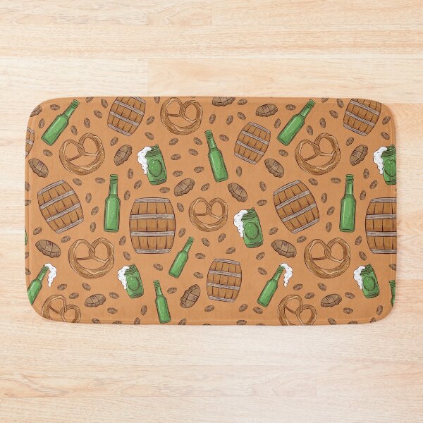 Item preview, Pretzels and Beer Oktoberfest Pattern (Tan) designed and sold by Geo De la Cruz.