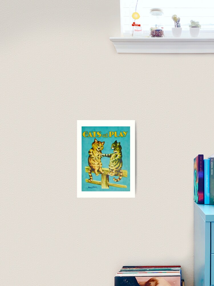 Cats at Play by Louis Wain Art Print