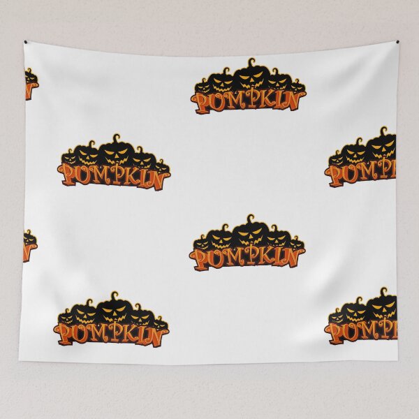 Item preview, Typographic Halloween Pumpkin Head designed and sold by jfcreations.
