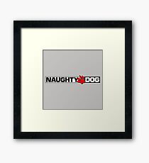 Naughty Dog Framed Print