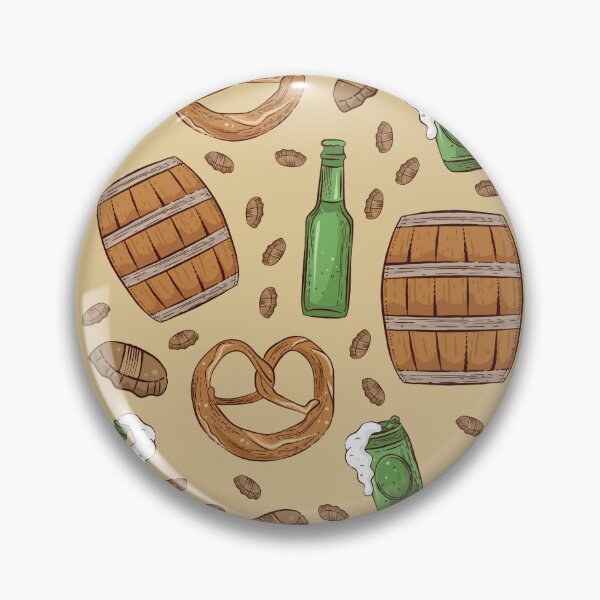 Item preview, Pretzels and Beer Oktoberfest Pattern (Cream) designed and sold by Geo De la Cruz.