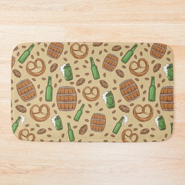 Item preview, Pretzels and Beer Oktoberfest Pattern (Cream) designed and sold by Geo De la Cruz.